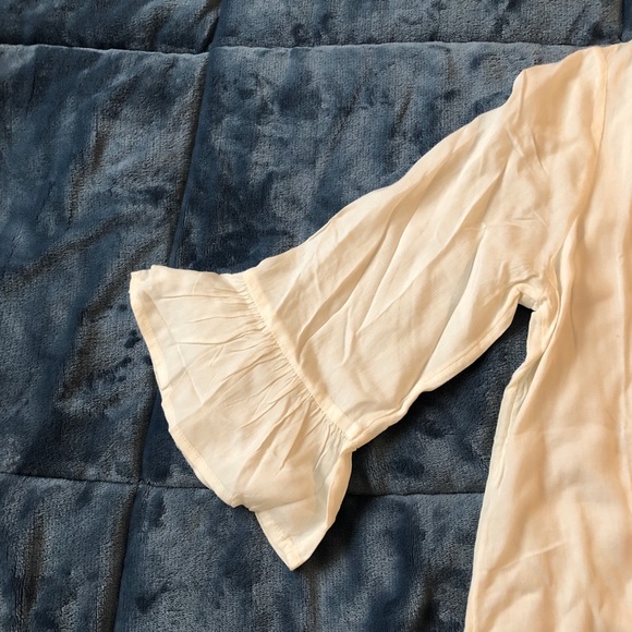 ROXY Cacti Tazia Bell sleeve embroidered coverup - Picture 5 of 7